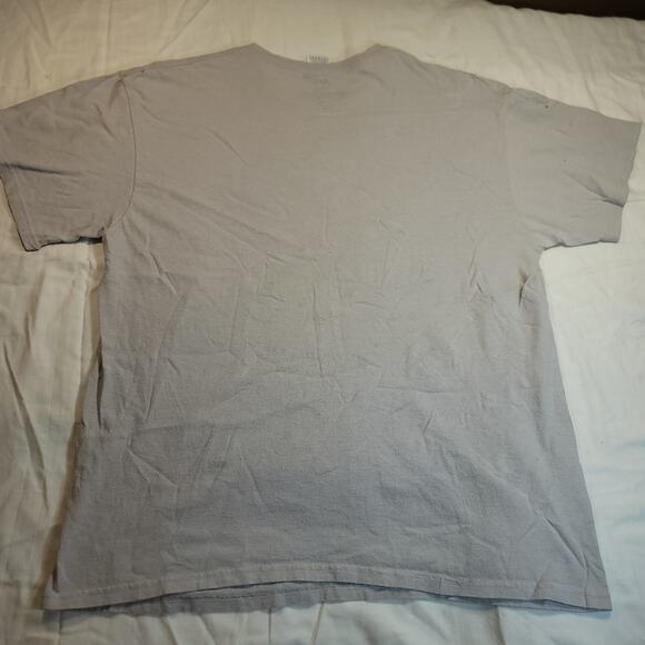 DC Batman Short Sleeve Graphic Crew Neck T Shirt Mens Size Large L Gray - Picture 10 of 10